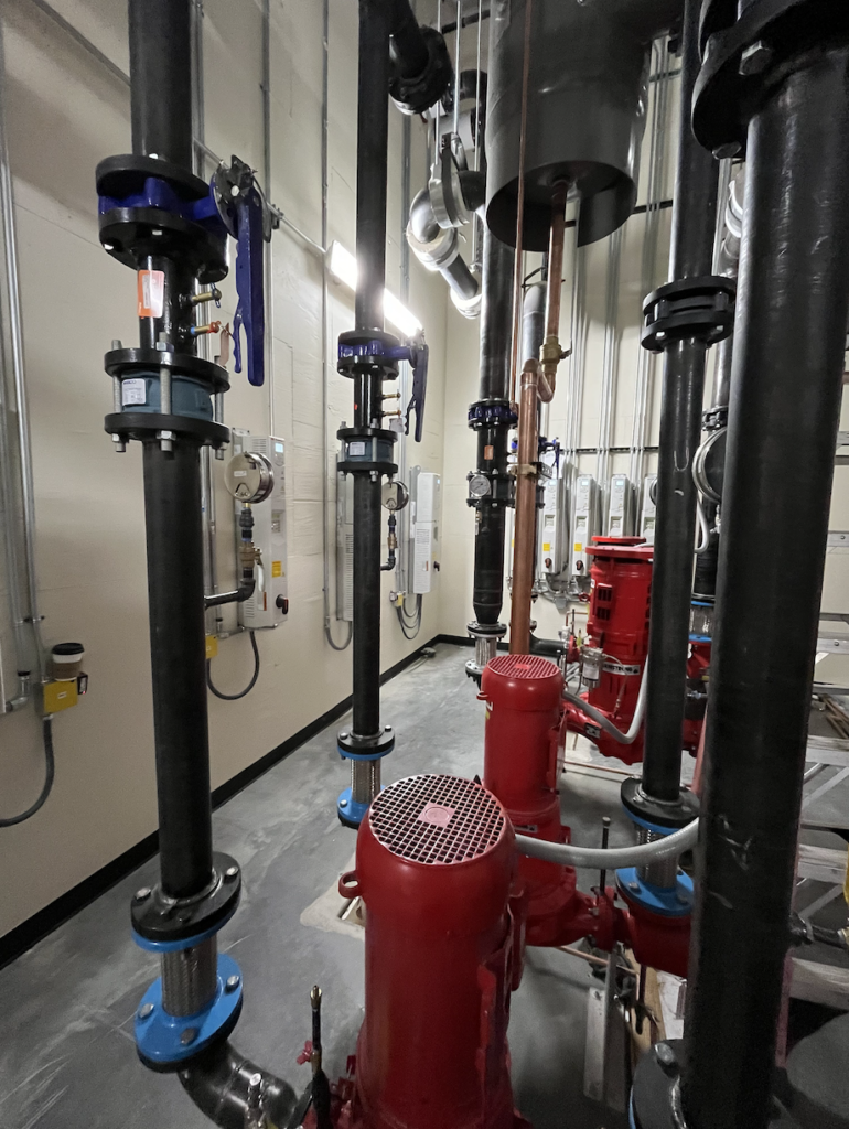 HVAC system and mechanical equipment managed by a smart building automation system